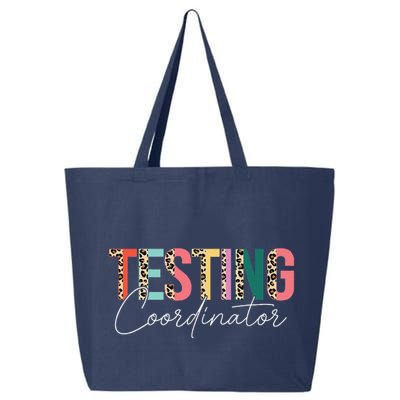 Rock The Test Teacher Test Day Testing Coordinator Leopard 25L Jumbo Tote
