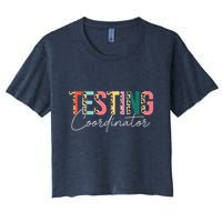 Rock The Test Teacher Test Day Testing Coordinator Leopard Crop Top