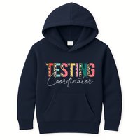 Rock The Test Teacher Test Day Testing Coordinator Leopard Kids Hoodie