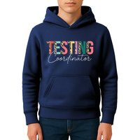 Rock The Test Teacher Test Day Testing Coordinator Leopard Kids Hoodie