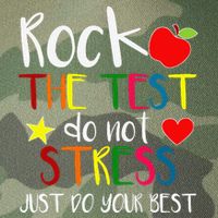Rock The Test Teacher Test Day Testing Day Funny Teacher Legacy Tie Dye Trucker Hat