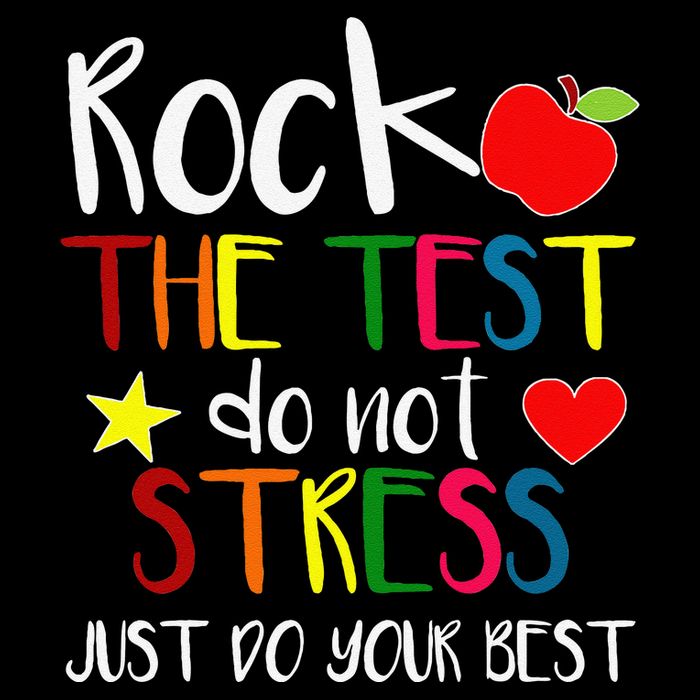 Rock The Test Teacher Test Day Testing Day Funny Teacher Backpack