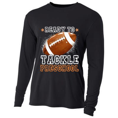 Ready To Tackle Preschool Football First Day Of School Cooling Performance Long Sleeve Crew