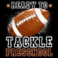 Ready To Tackle Preschool Football First Day Of School Zip Tote Bag