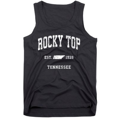 Rocky Top Tennessee Tn Vintage Athletic Tank Top