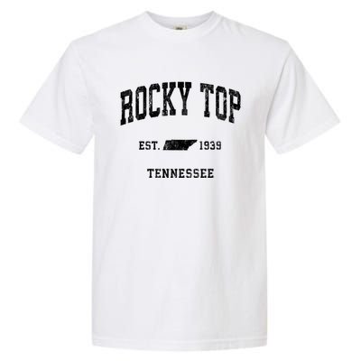 Rocky Top Tennessee Tn Vintage Athletic Garment-Dyed Heavyweight T-Shirt