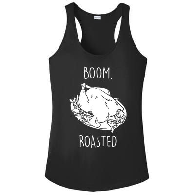 Roasted Turkey Thanksgiving Family Quote Ladies PosiCharge Competitor Racerback Tank