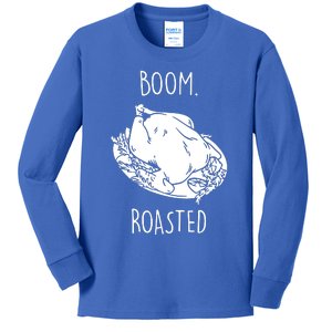 Roasted Turkey Thanksgiving Family Quote Kids Long Sleeve Shirt