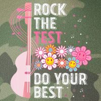 Rock The Test Do Your Best Testing Day Teachers Students Legacy Tie Dye Trucker Hat