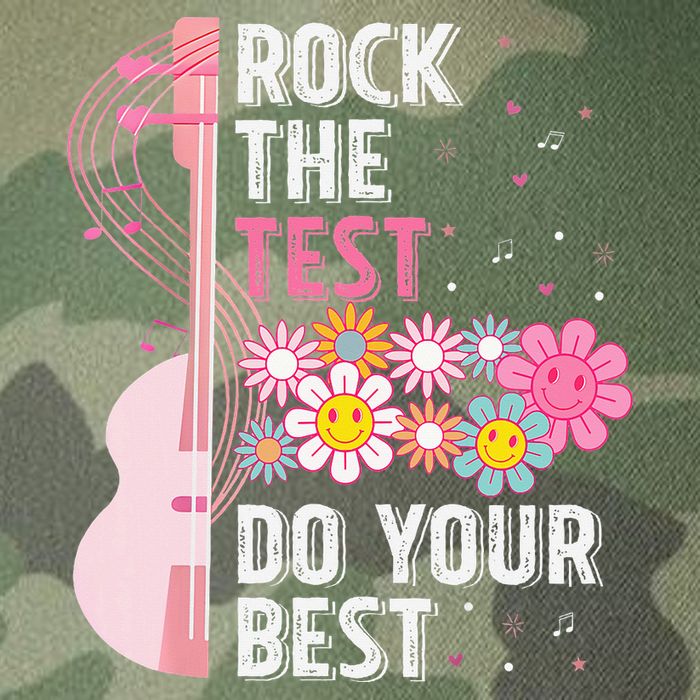 Rock The Test Do Your Best Testing Day Teachers Students Legacy Tie Dye Trucker Hat