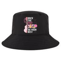 Rock The Test Do Your Best Testing Day Teachers Students Cool Comfort Performance Bucket Hat