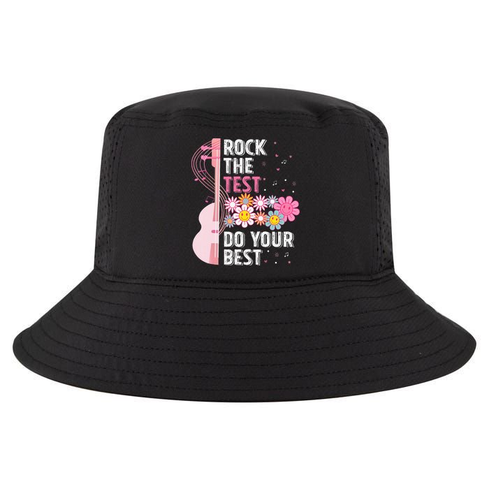 Rock The Test Do Your Best Testing Day Teachers Students Cool Comfort Performance Bucket Hat