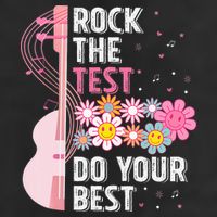 Rock The Test Do Your Best Testing Day Teachers Students Cool Comfort Performance Bucket Hat