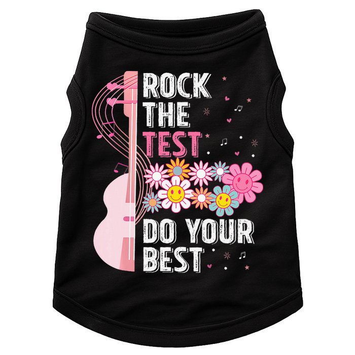 Rock The Test Do Your Best Testing Day Teachers Students Doggie Tank