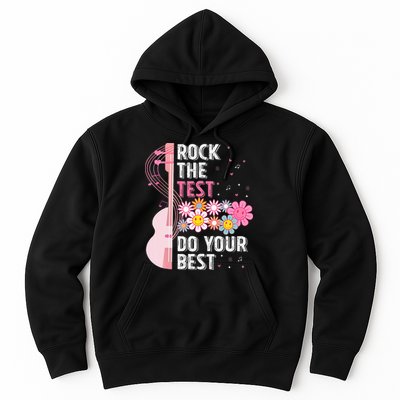 Rock The Test Do Your Best Testing Day Teachers Students Hoodie