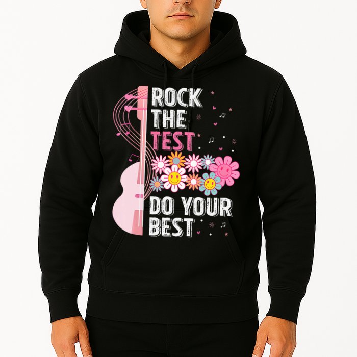Rock The Test Do Your Best Testing Day Teachers Students Hoodie
