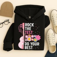 Rock The Test Do Your Best Testing Day Teachers Students Hoodie