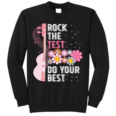 Rock The Test Do Your Best Testing Day Teachers Students Sweatshirt