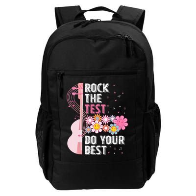 Rock The Test Do Your Best Testing Day Teachers Students Backpack