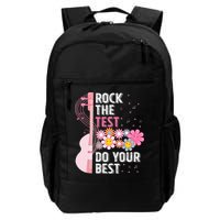 Rock The Test Do Your Best Testing Day Teachers Students Backpack