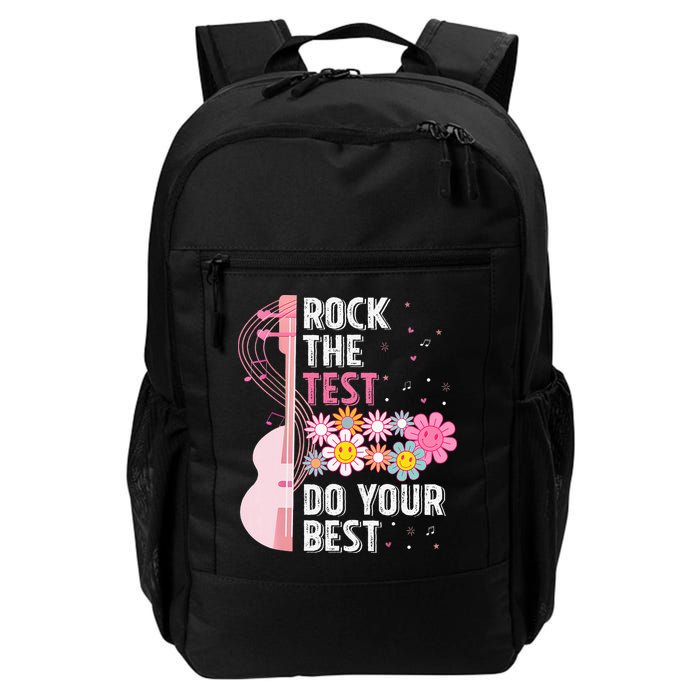 Rock The Test Do Your Best Testing Day Teachers Students Backpack