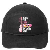 Rock The Test Do Your Best Testing Day Teachers Students 7-Panel Snapback Hat