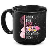 Rock The Test Do Your Best Testing Day Teachers Students 15oz Campfire Ceramic Mug
