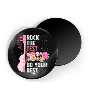 Rock The Test Do Your Best Testing Day Teachers Students Magnet
