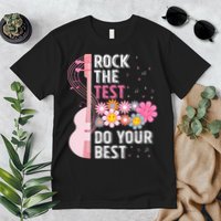 Rock The Test Do Your Best Testing Day Teachers Students Premium T-Shirt