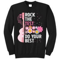 Rock The Test Do Your Best Testing Day Teachers Students Tall Sweatshirt