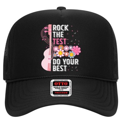 Rock The Test Do Your Best Testing Day Teachers Students Trucker Hat