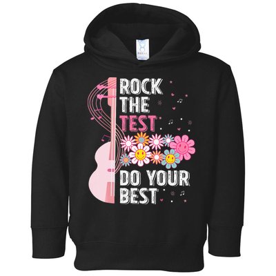 Rock The Test Do Your Best Testing Day Teachers Students Toddler Hoodie