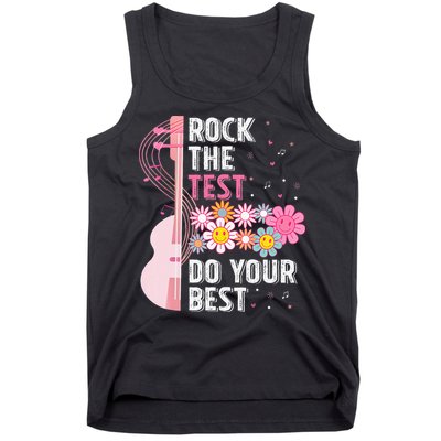 Rock The Test Do Your Best Testing Day Teachers Students Tank Top