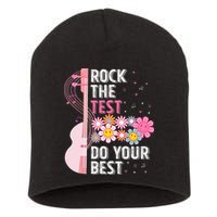 Rock The Test Do Your Best Testing Day Teachers Students Short Acrylic Beanie