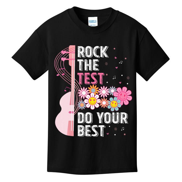 Rock The Test Do Your Best Testing Day Teachers Students Kids T-Shirt
