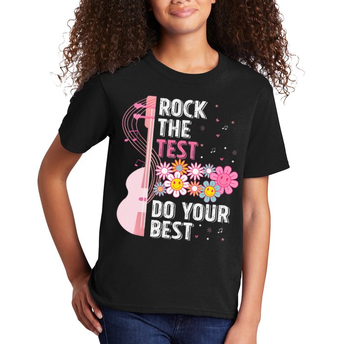 Rock The Test Do Your Best Testing Day Teachers Students Kids T-Shirt