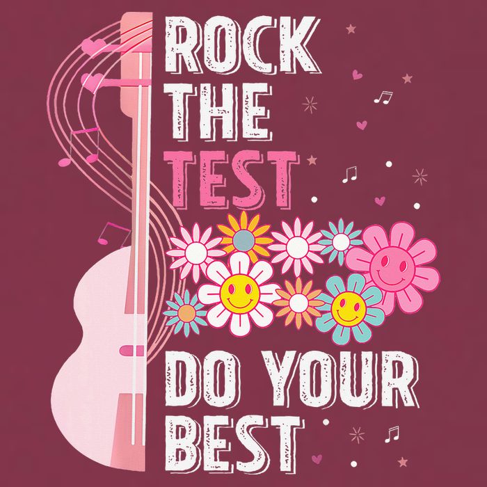Rock The Test Do Your Best Testing Day Teachers Students 16oz Travel Tumbler