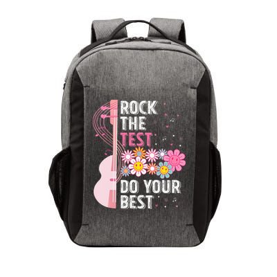 Rock The Test Do Your Best Testing Day Teachers Students Vector Backpack