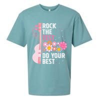 Rock The Test Do Your Best Testing Day Teachers Students Sueded Cloud Jersey T-Shirt
