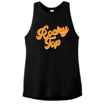 Rocky Top Tennessee Ladies PosiCharge Tri-Blend Wicking Tank