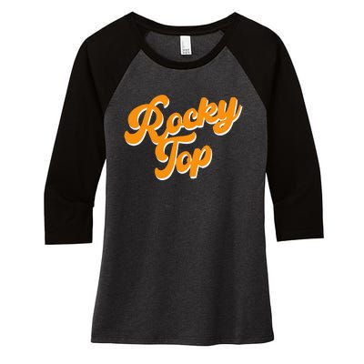 Rocky Top Tennessee Women's Tri-Blend 3/4-Sleeve Raglan Shirt