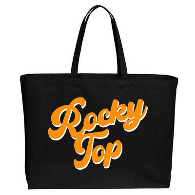 Rocky Top Tennessee Cotton Canvas Jumbo Tote