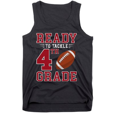 Ready To Tackle 4th Grade Back To School First Day Of School Tank Top