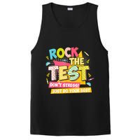 Rock The Test Day Motivational Retro Teachers Testing Day PosiCharge Competitor Tank