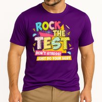 Rock The Test Day Motivational Retro Teachers Testing Day Performance Shirt