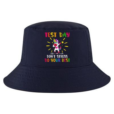 Rock The Test Teacher Test Day Testing Day Funny Teacher Cool Comfort Performance Bucket Hat