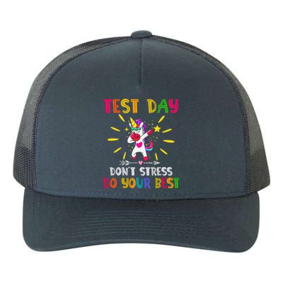 Rock The Test Teacher Test Day Testing Day Funny Teacher Yupoong Adult 5-Panel Trucker Hat