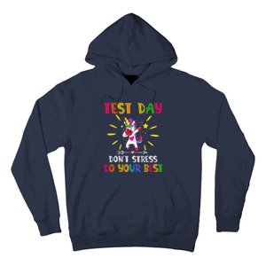 Rock The Test Teacher Test Day Testing Day Funny Teacher Hoodie