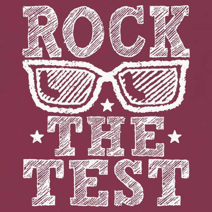 Rock The Test Testing Day Retro Motivational Teacher 16oz Travel Tumbler