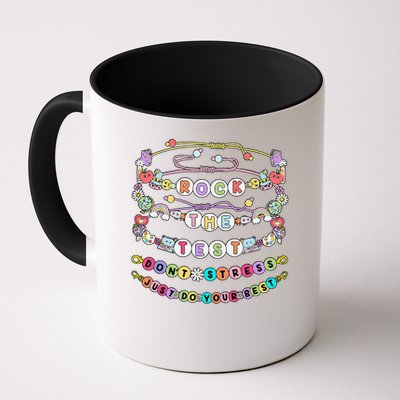 Rock The Test Dont Stress Do Your Best Bracelet Test Day Mug